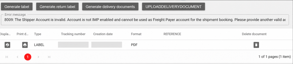 Dhl error 8009 clean